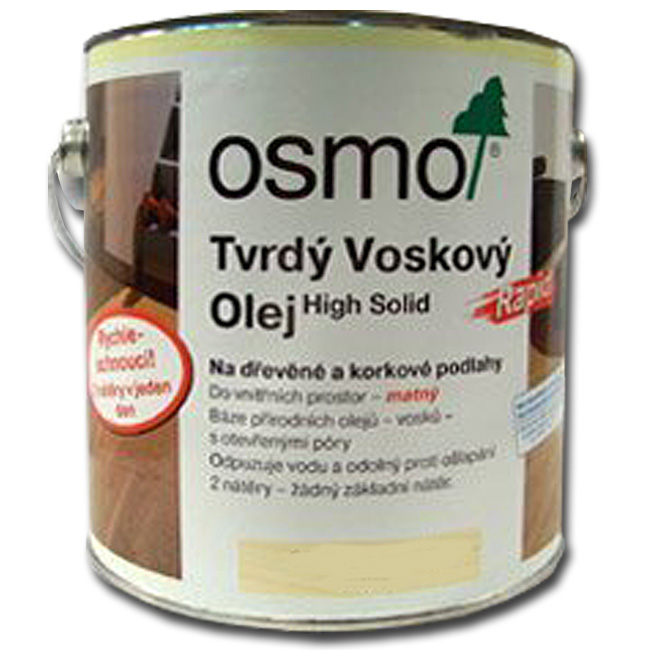 OSMO tvrdý voskový olej protiskluzný na podlahy - R9 - 2,5 l