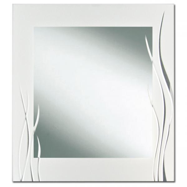 Zrcadlo koupelnové 40 x 40 cm tráva na nalepení