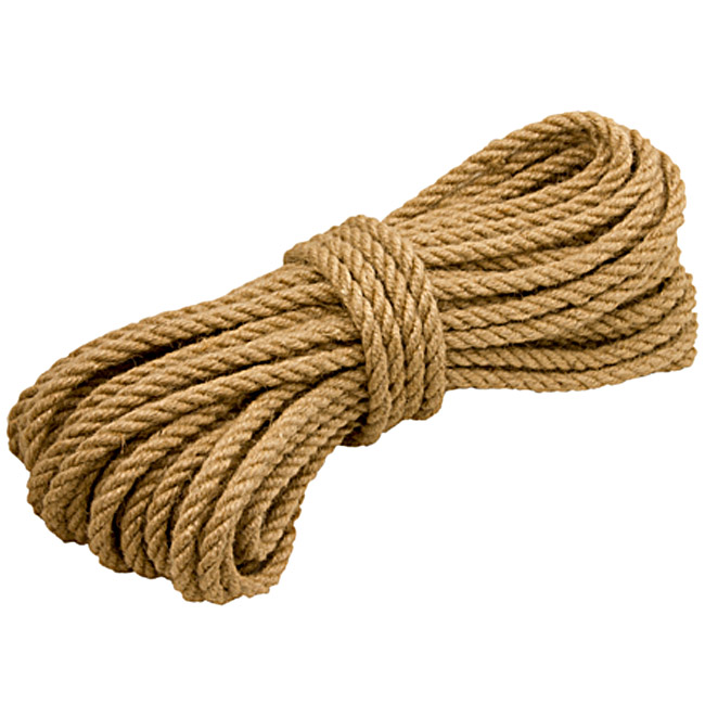 Lano jutové kroucené 24 mm x 10 m