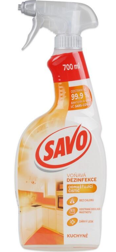 SAVO bez chloru odmašťovač 700 ml
