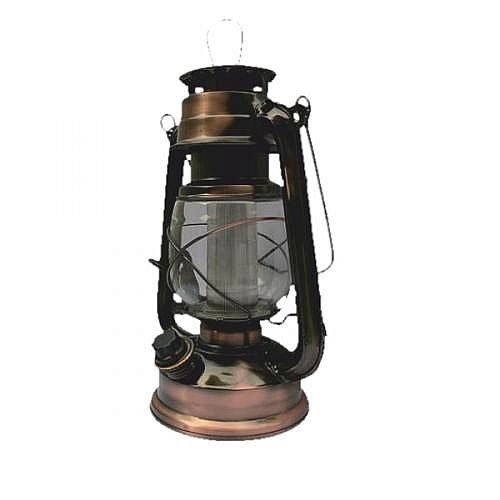 Lampa 16 LED, měděná