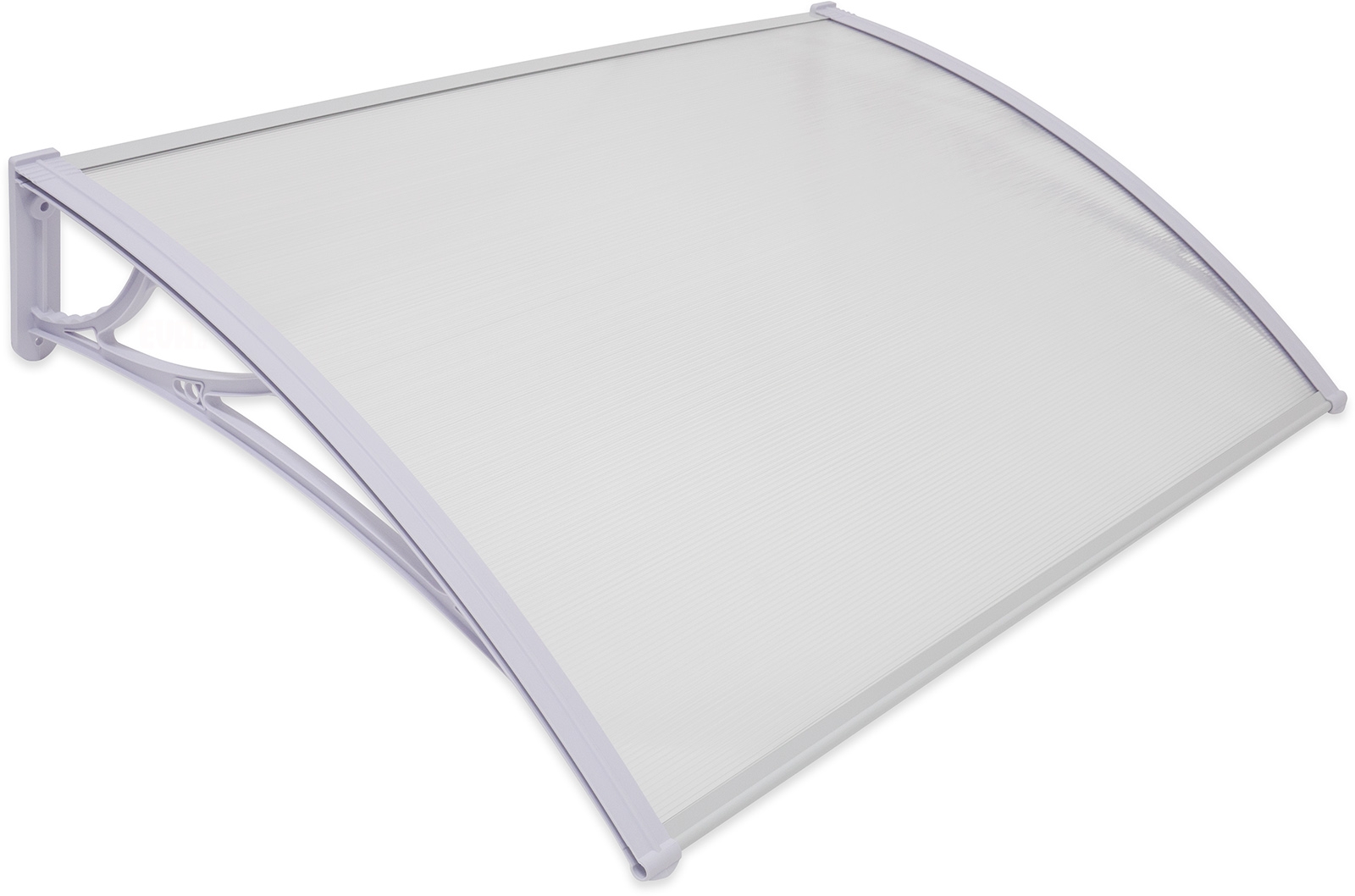 Dveřní vchodová stříška 150x100cm nedělená Lagrada čirá