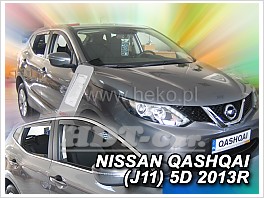 Ofuky Nissan Quashqai II J11 5D 13R-> (+zadní)