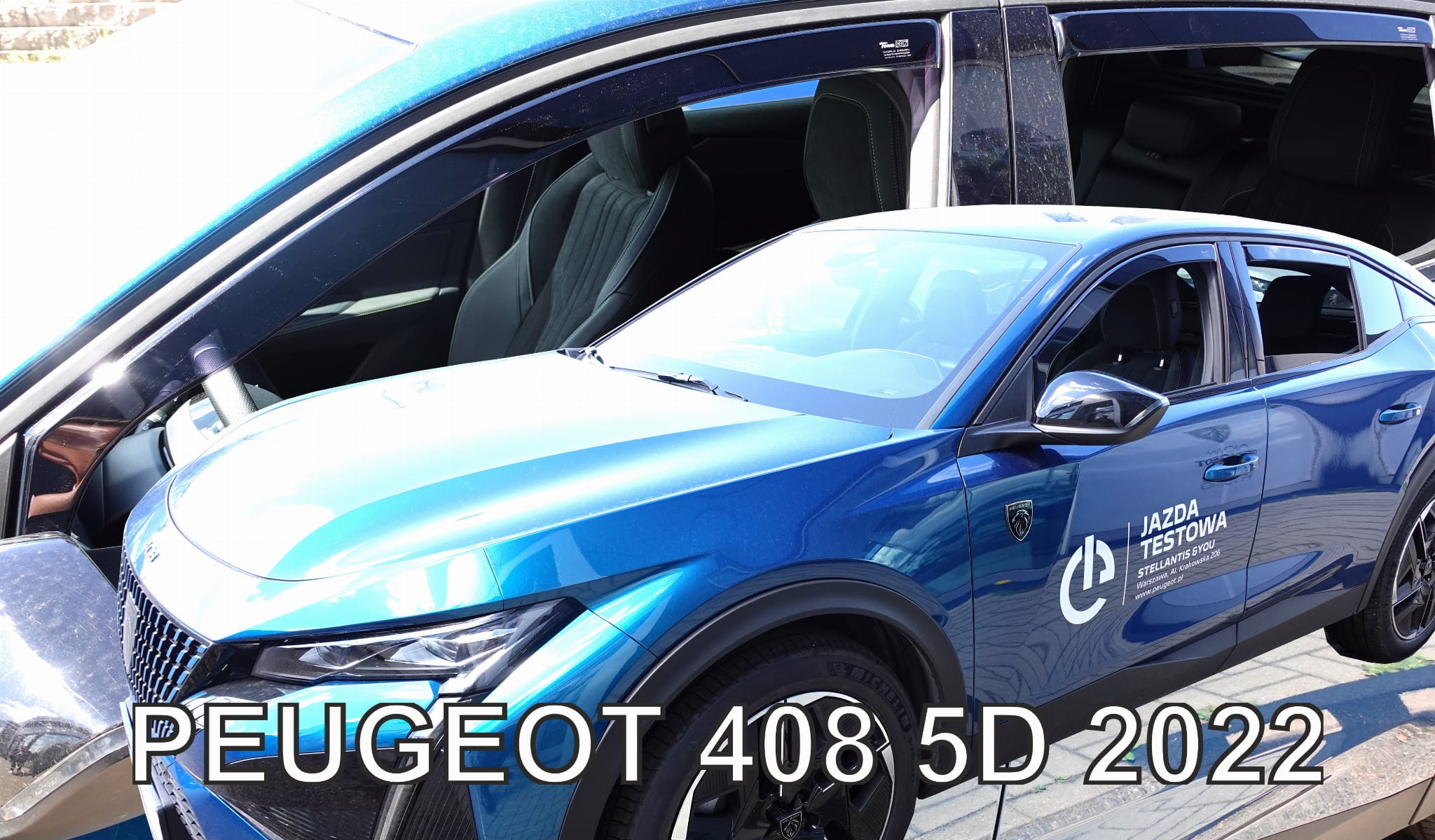 Ofuky Peugeot 408 5D 22R (+ zadní)