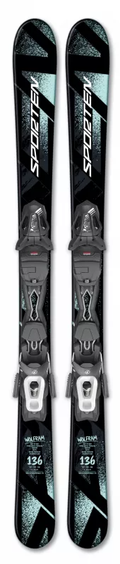 Lyže SPORTEN WOLFRAM s vázáním 136cm a 148cm