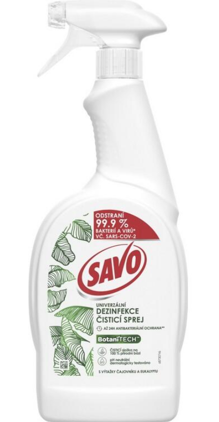 SAVO BotaniTech čisticí a dezinfekční sprej 700 ml