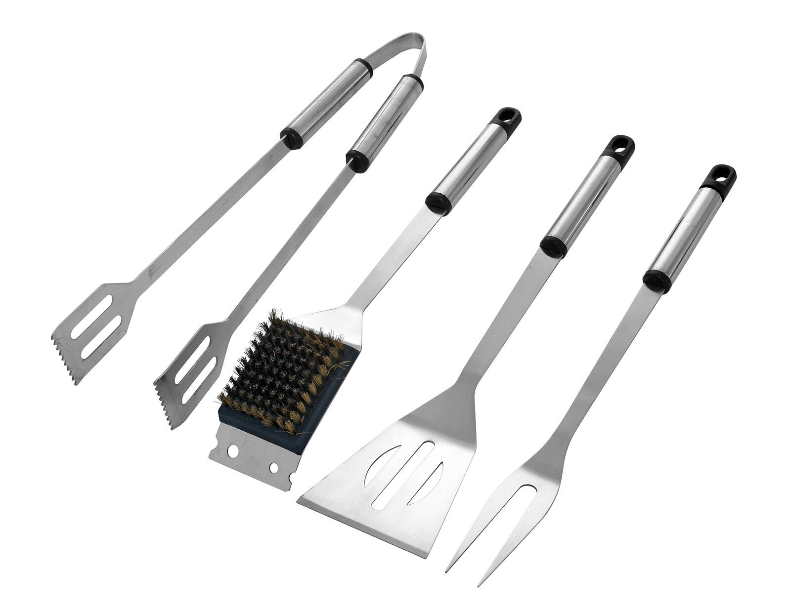 Grilovací nářadí BBQ nerez sada 4díl.