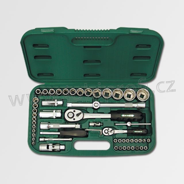 Sada hlavic 1/4"-1/2" 56 dílů H4060 HONITON