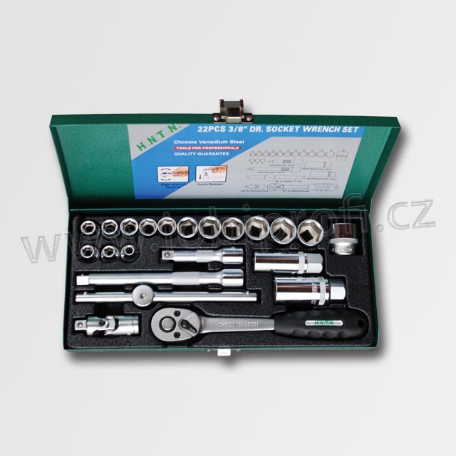 Sada hlavic 3/8" 22 dílů H1322 HONITON