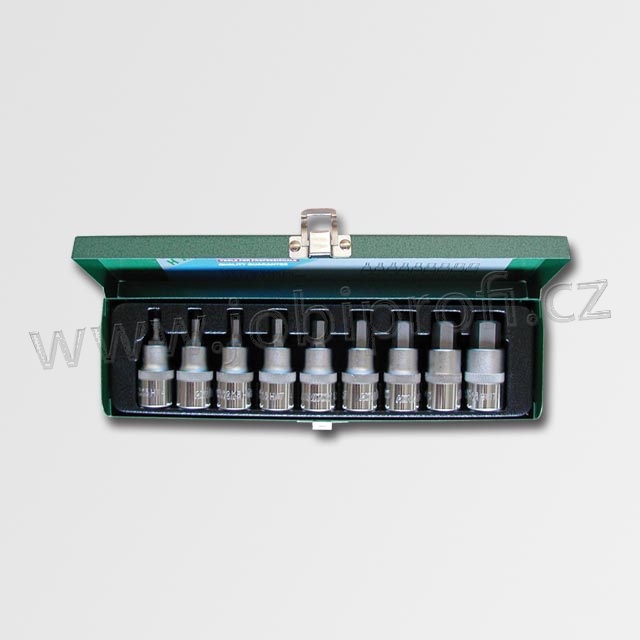 Sada hlavic imbus 1/2" 9 dílů H4008 HONITON