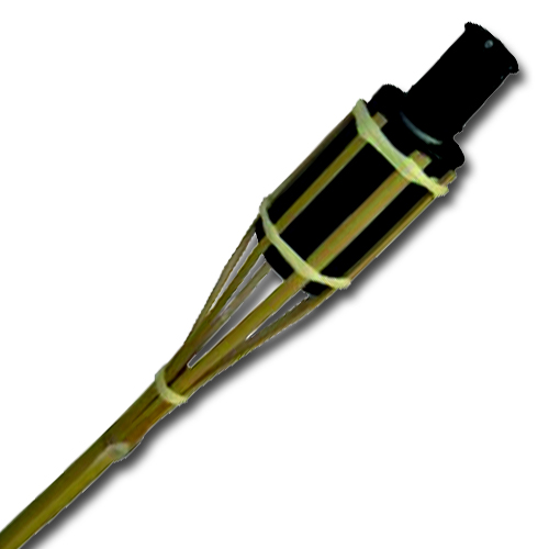 Louč bambusová tyč 60 cm černá