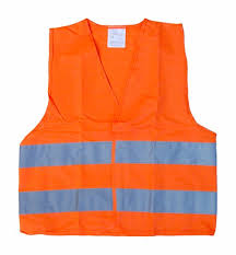 Ochranná výstražná vesta - oranžová