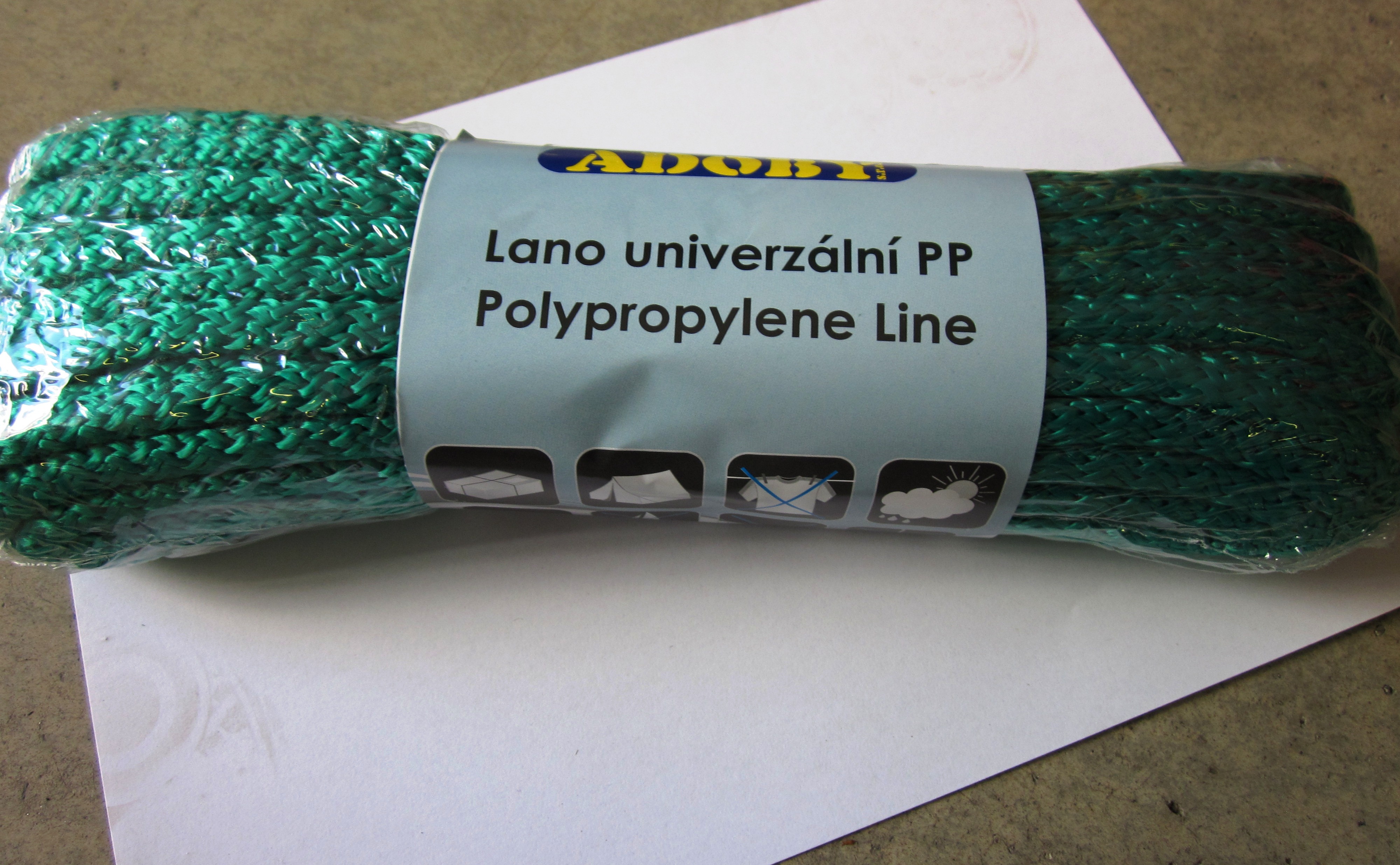 Lano univerzální PP 20 m d 8