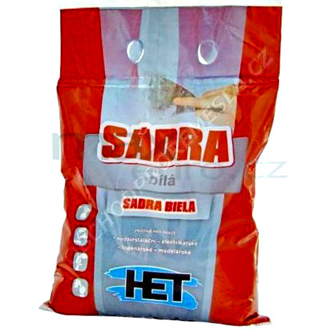 Sádra bílá HET 1 kg