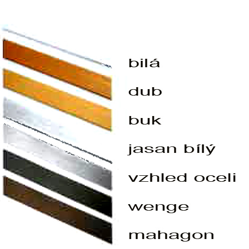 Štít ke kolejničkám buk 5cm