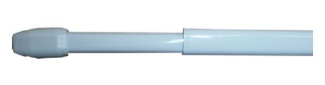Vitrážní tyč roztažitelná bílá - délka: 60 cm, šíře: 11 mm (bal. 1 pár)